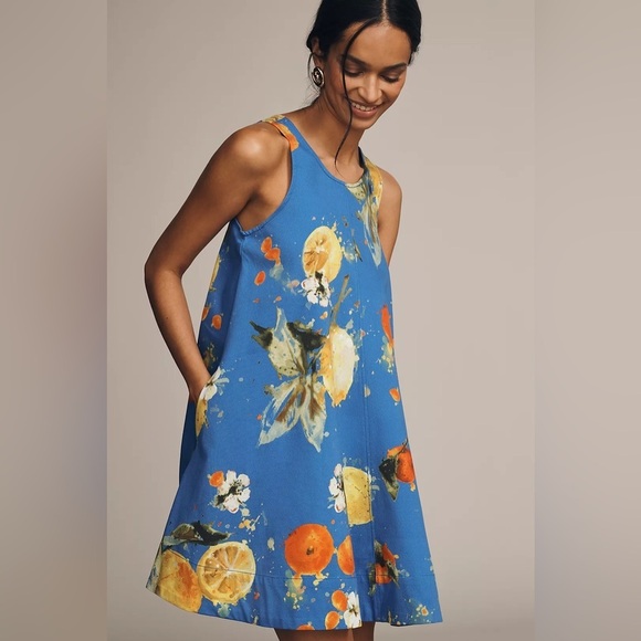 NWT! Anthropologie Sapphire The Keiko Mini Dress by Maeve - Size XXS 🕸️ - Picture 4 of 10